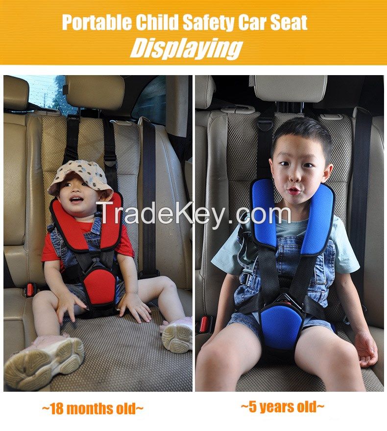 Portable baby car seat