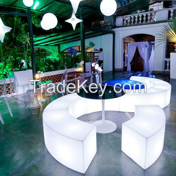 illuminate LED light up bar and garden furniture