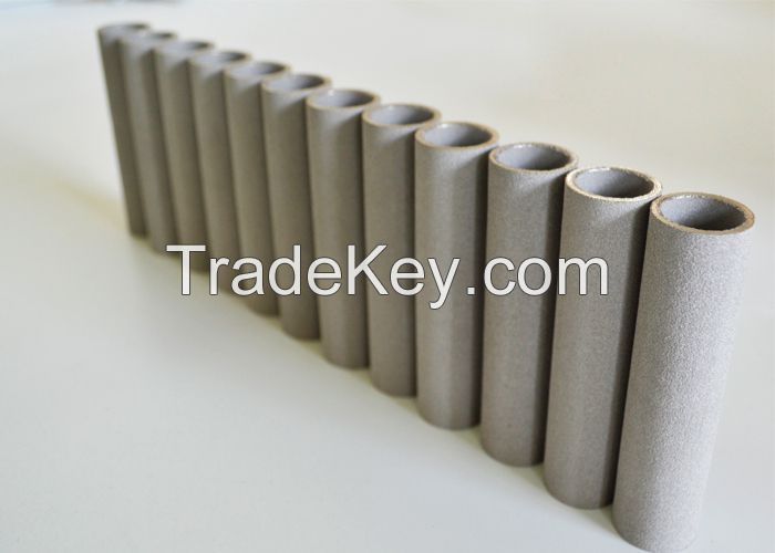 Titanium powder sintered porous filter cartridge for ozone sterilization filtration and aeration