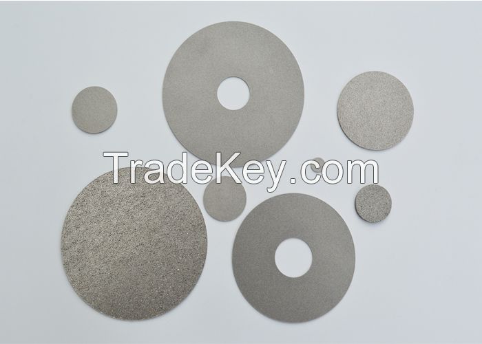 Titanium powder sintered porous filter disc for Medical filtration and separation