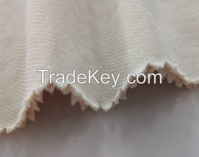 CT cotton poly spandex twill jersey knitted fabric for garment for trouser