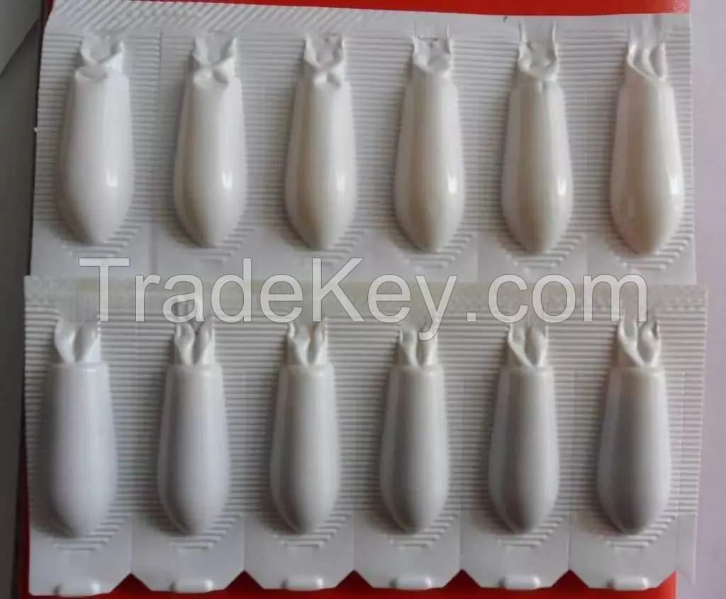 Automatic double-head suppository filling production line