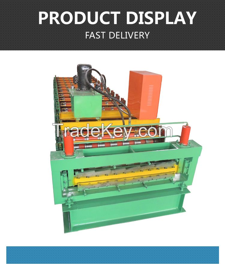 Double Layer Roll Forming Machine Rollformer Metal Roofing Corrugated Steel Sheet Wall Panel Tile Making Machine