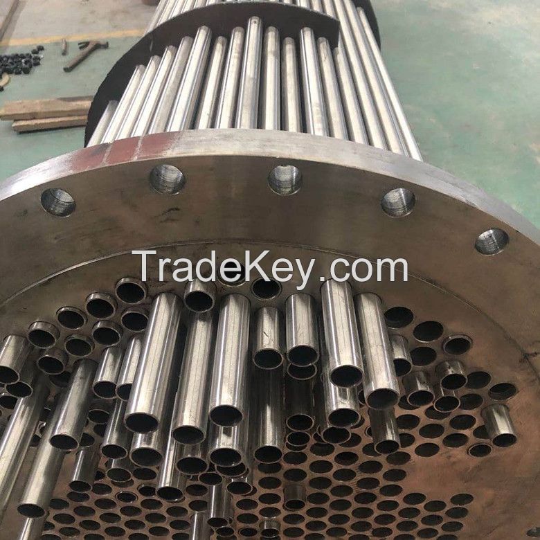 Titanium Pipe with ASTM B338 B337 standard for heat exchanger