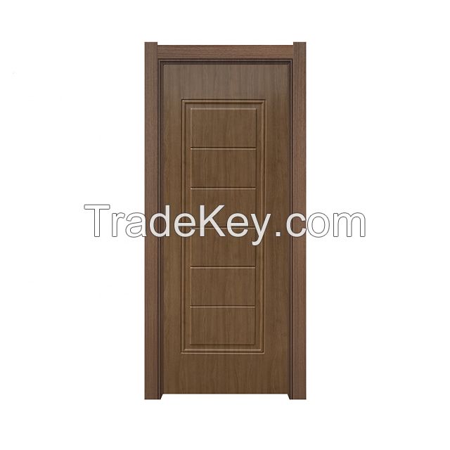 China New Modern Waterproof WPC Entrance Hinge Interior Hollow Door for house