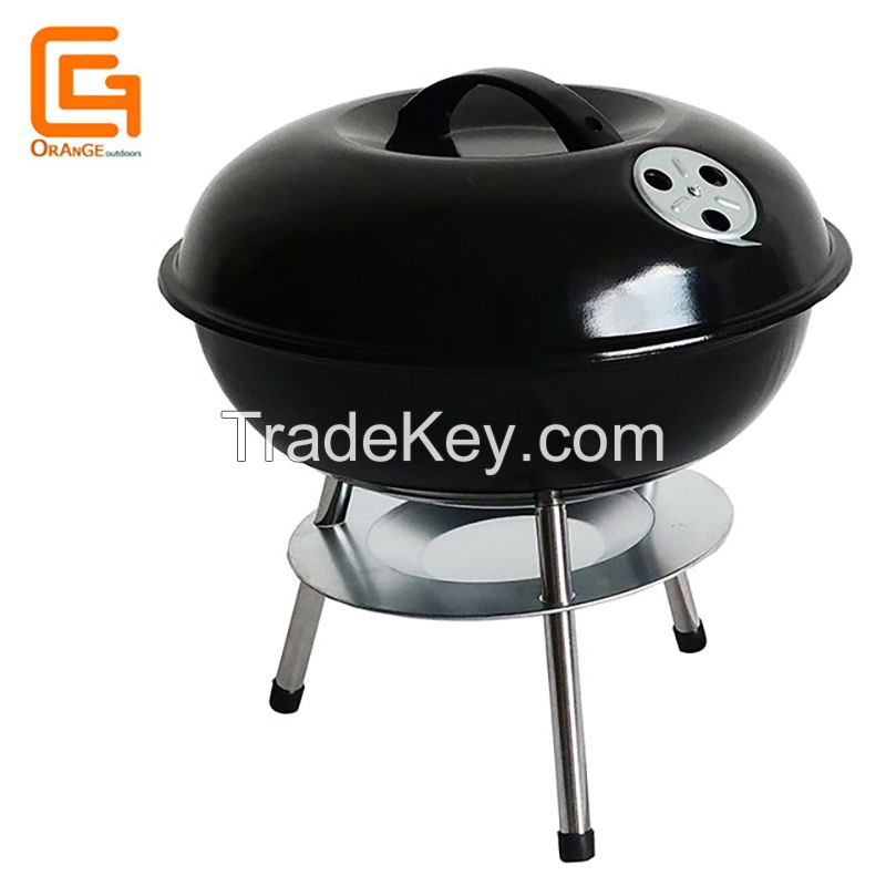 Mini Kettle Grill Outdoor Free Standing Round Grills 