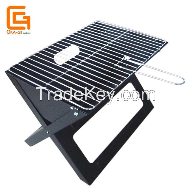 Portable Notebook BBQ Grills for Camping Outdoor Baking Cooking Grilling