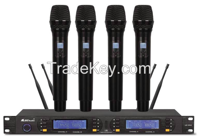 B2-Audio UM-940 UHF Four Channels Wireless Microphone