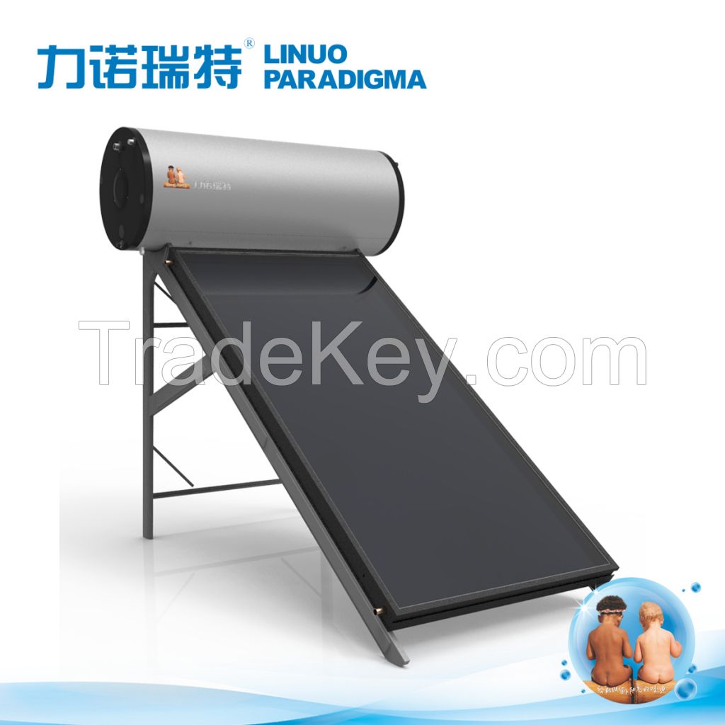 Flat plate solar water heater (enamel)
