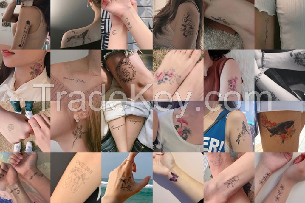 Tattoo, Tattoo Sticker, water Color, temporary tattoo, global Tattooist