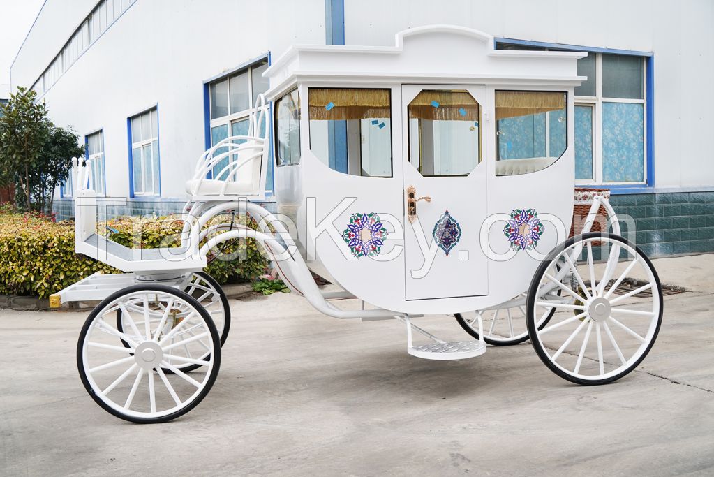 Wedding double-row horse drawn carriage on sale
