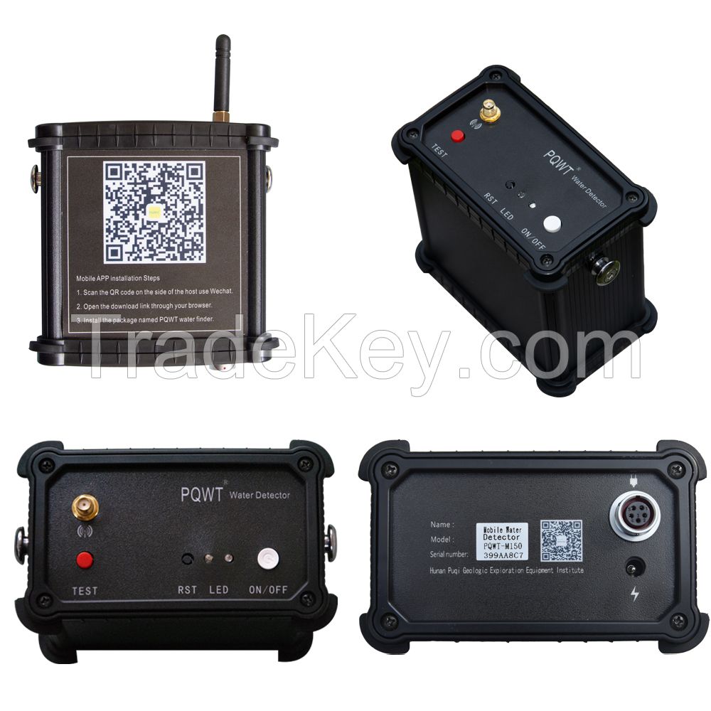PQWT-M100 underground water detector for 0-100meters borehole drilling high accuracy