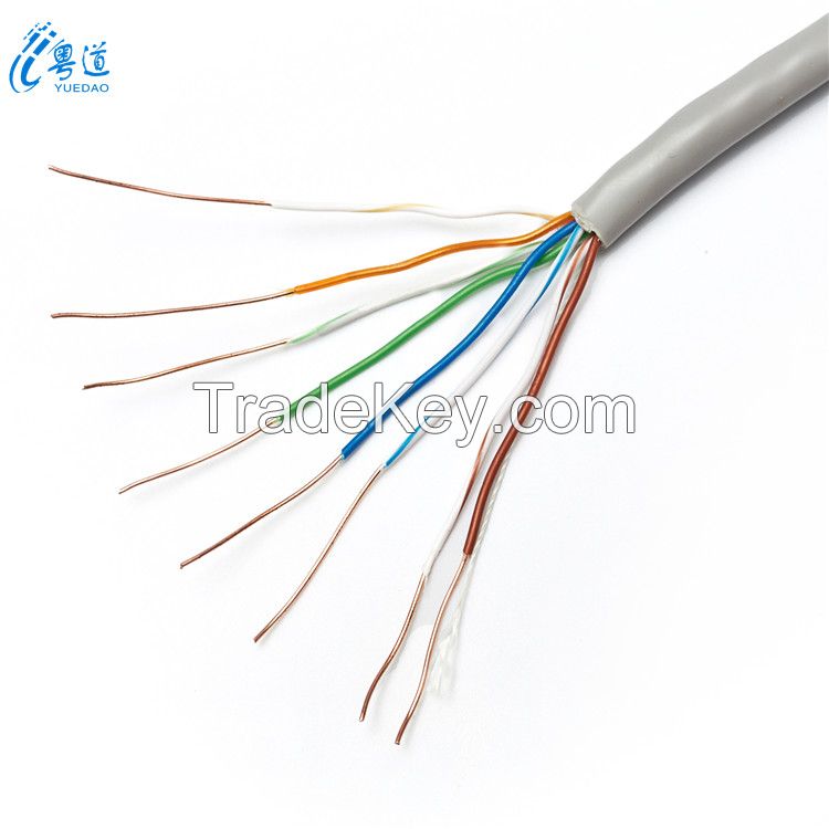 cat 5e cable pass test pure copper 24awg 2pr 4pr 305m 1000ft 0.56 utp cat5e indoor cable 