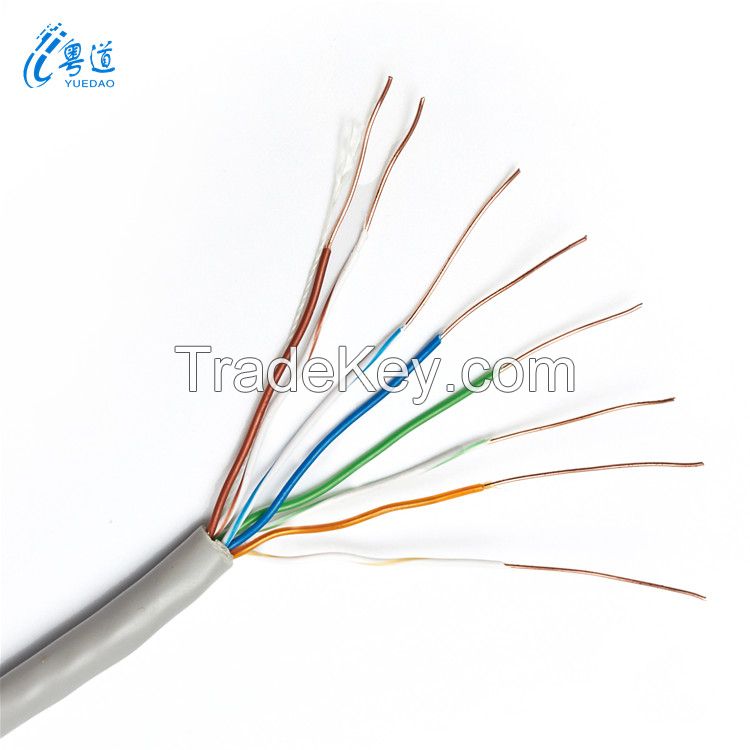 cat 5e cable pass test pure copper 24awg 2pr 4pr 305m 1000ft 0.56 utp cat5e indoor cable