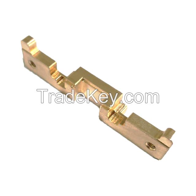 100% inspection precision nickel plating surface treatment brass material cnc machining parts