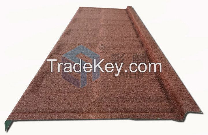 Top quality Hot selling 50 years warranty stone coated metal roof  tile building construction material with AFP STEEL