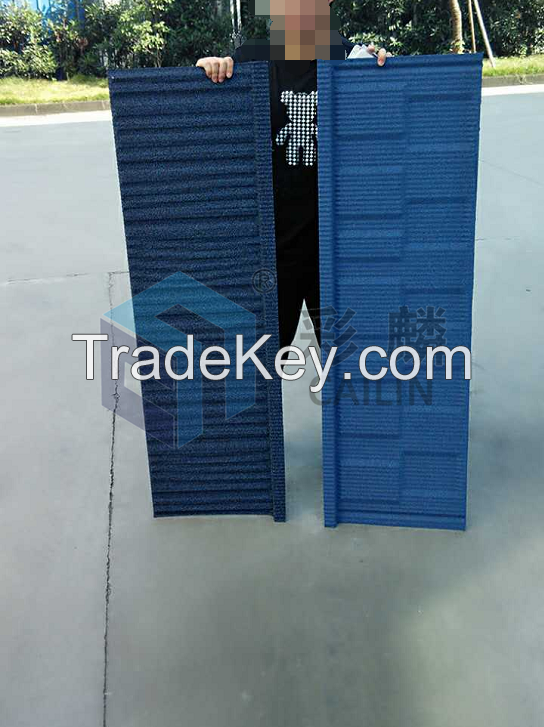Top quality Hot selling 50 years warranty stone coated metal roof  tile building construction material with AFP STEEL
