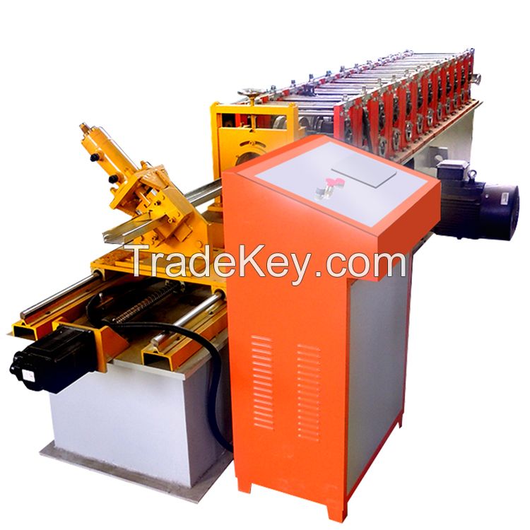 Cold Light Keel Roof Panel Metal Steel Roll Forming Machine With Servo 