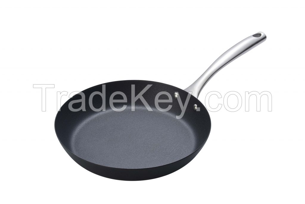 blue steel fry pan