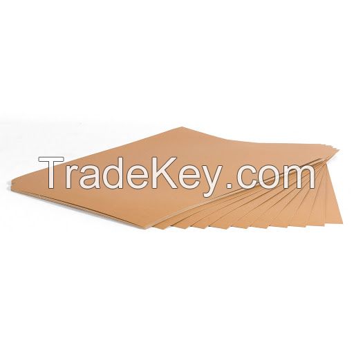 1200*1000*0.9mm Certificated Brown Solid Craft Paper Cost Saving Damage Anti Paper Slip Sheet 