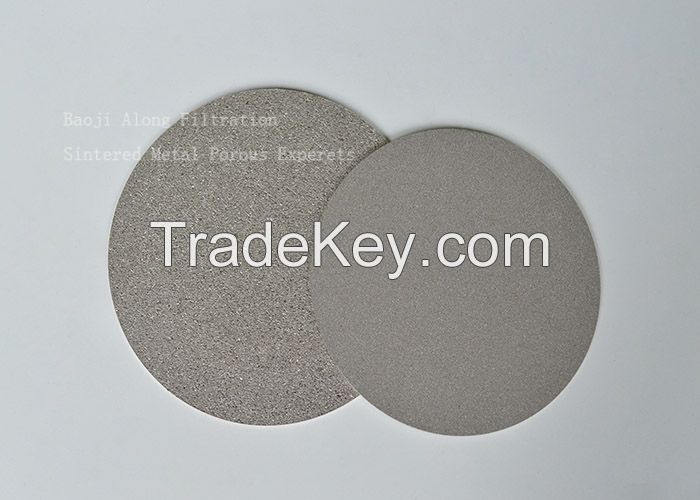 Sintered titanium porous filter materials, micron porous sintered metal 