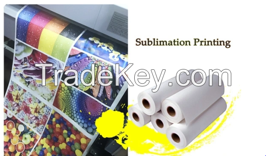 57gsm Fast dry yellow sublimation paper