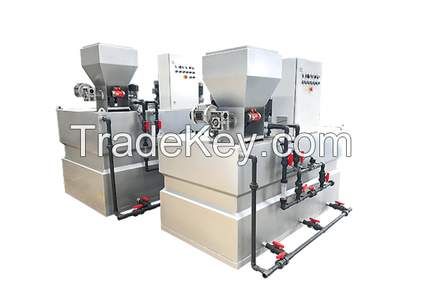 Wastewater Treatment Machine and Sludge Dewatering Equipment Automatic Polymer Preparation System in China