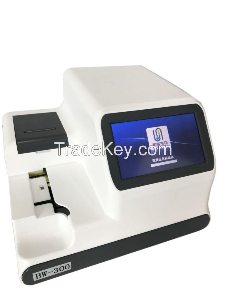 Bioway BW-300 New Portable Urine Strip Reader Semi Automatic Urine Dry Chemistry Analyzer 4, 10, 11, 12 Parameters