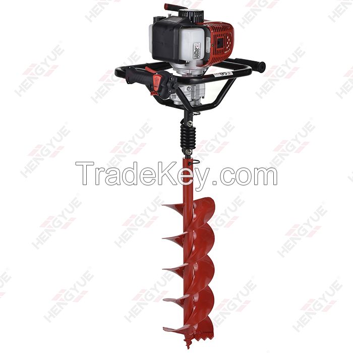 1 person operate EARTH AUGER MACHINE