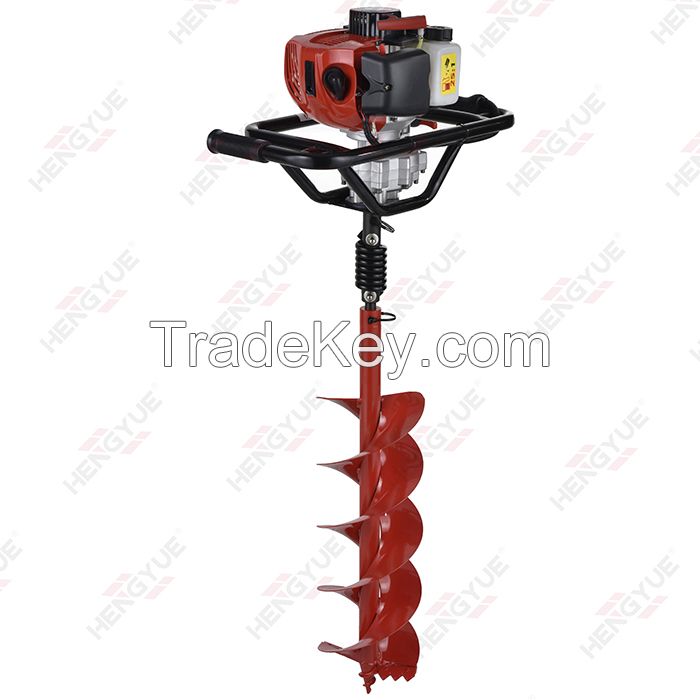 1 person operate EARTH AUGER MACHINE