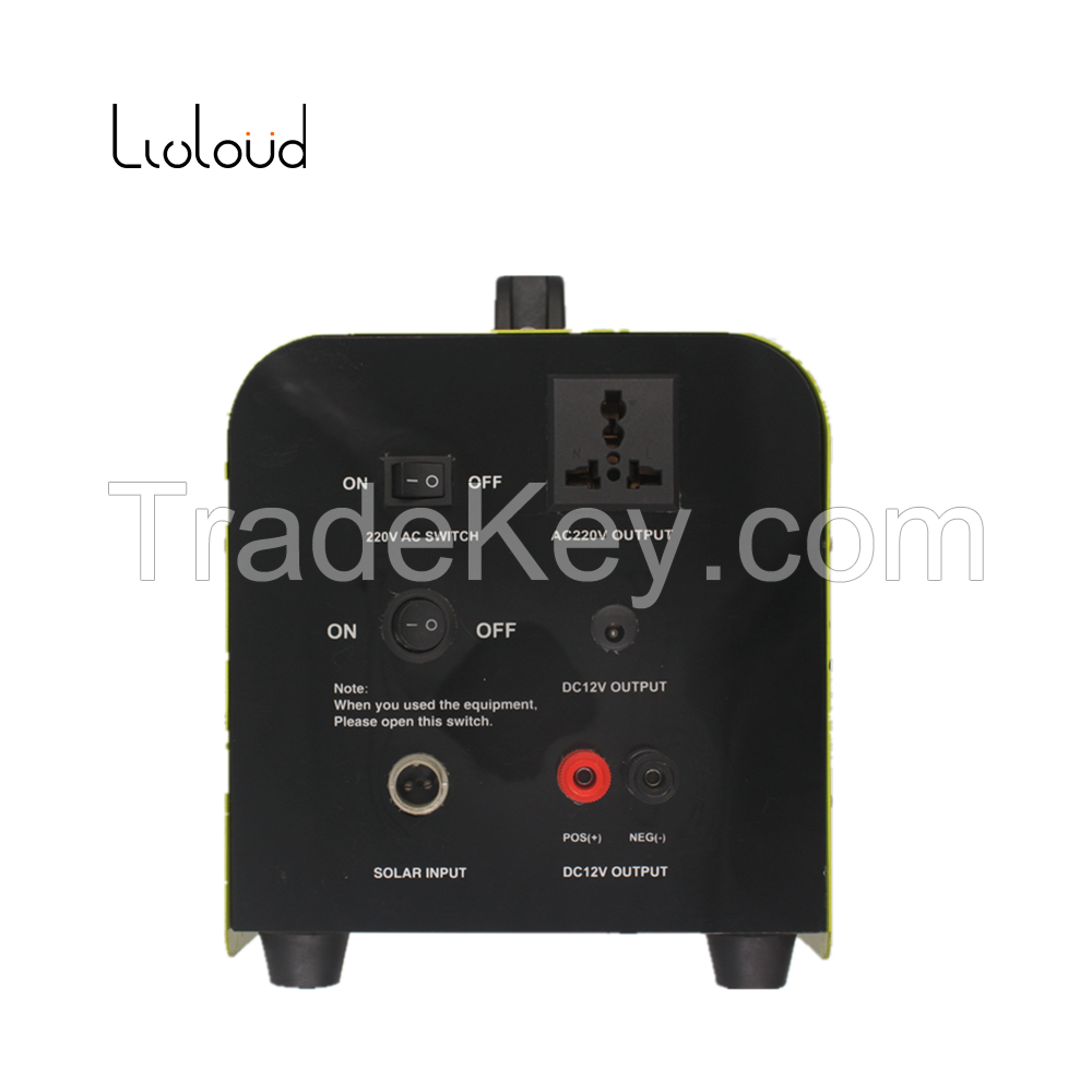 150W LiFePO4 Lithium Battery Portable Solar Home Kits