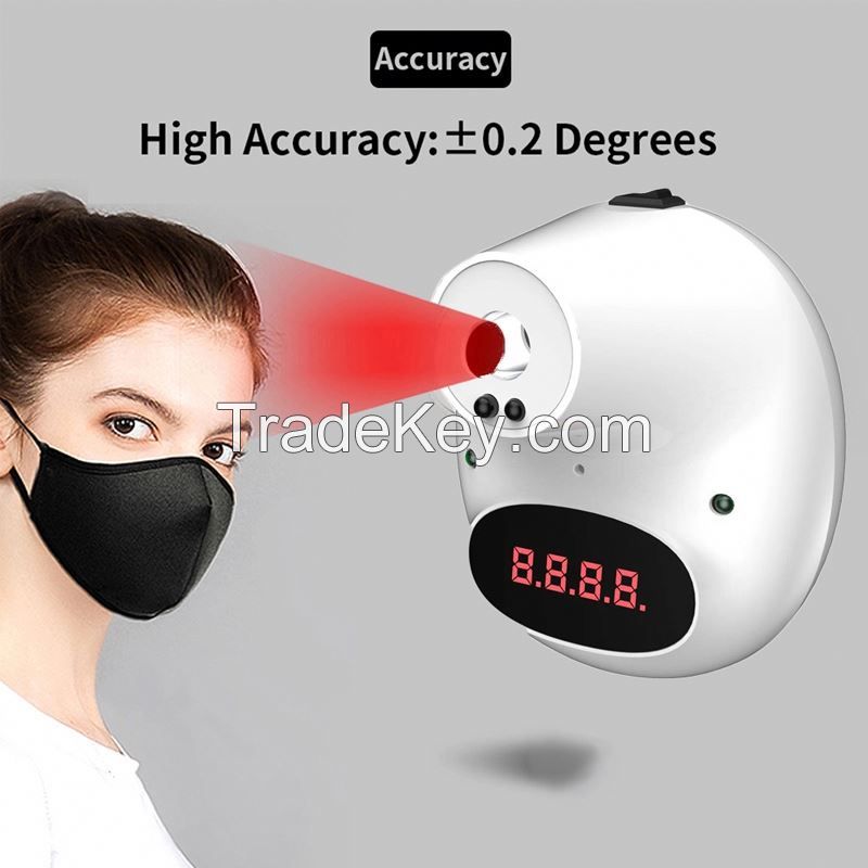 Wall-Mounted Human Body Thermometer Digital Temperature Thermometer with Alarm