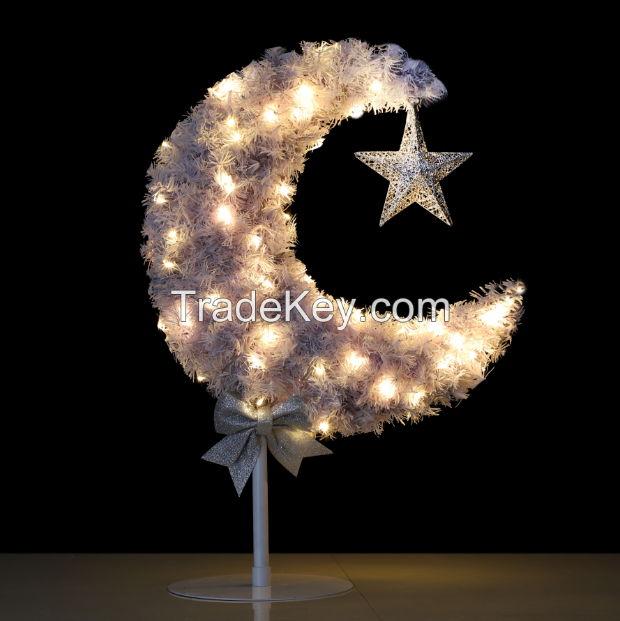 Moon Tree for Home Kitchen Party Decoration (White 3 feet)
