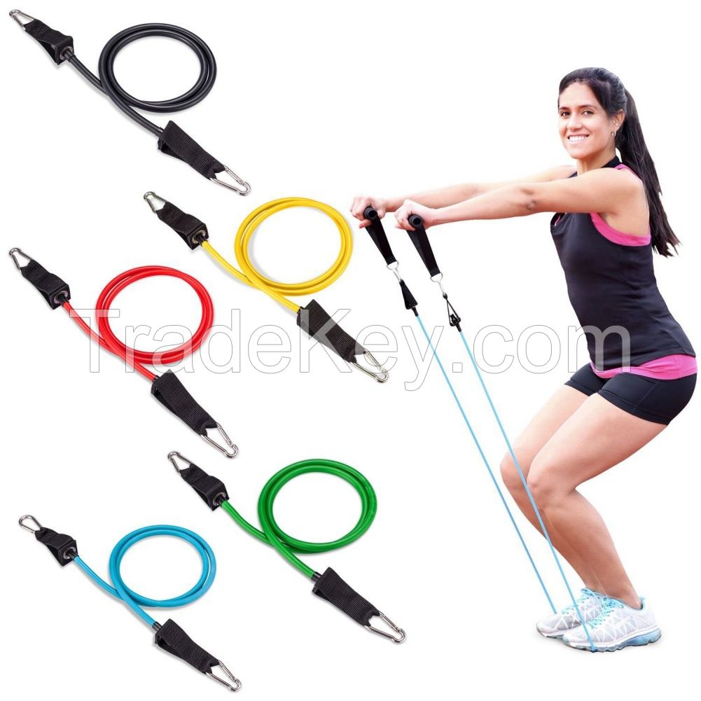 Home Workout Gym Fitness Resistance Pull Rope Bands 