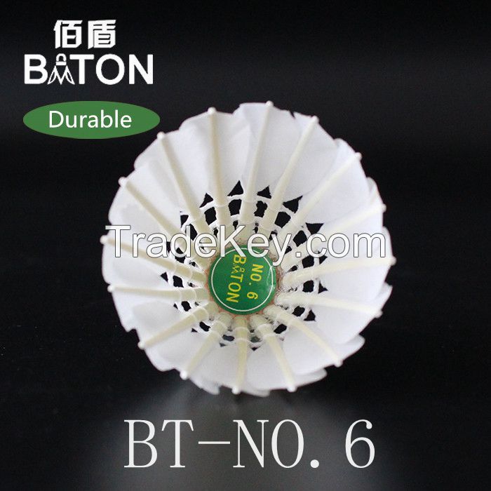 baton No.6 badminton shuttlecock quality same as hot sale in philippines XP2 silver 