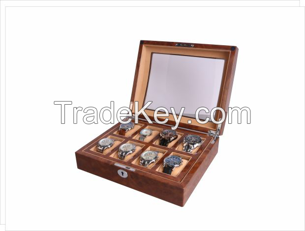 wooden watch display box