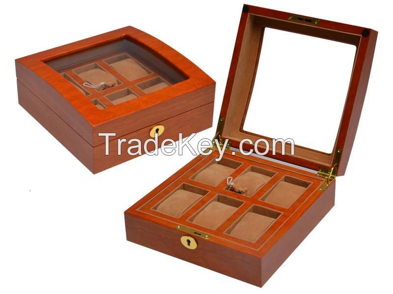 Luxury black watch box