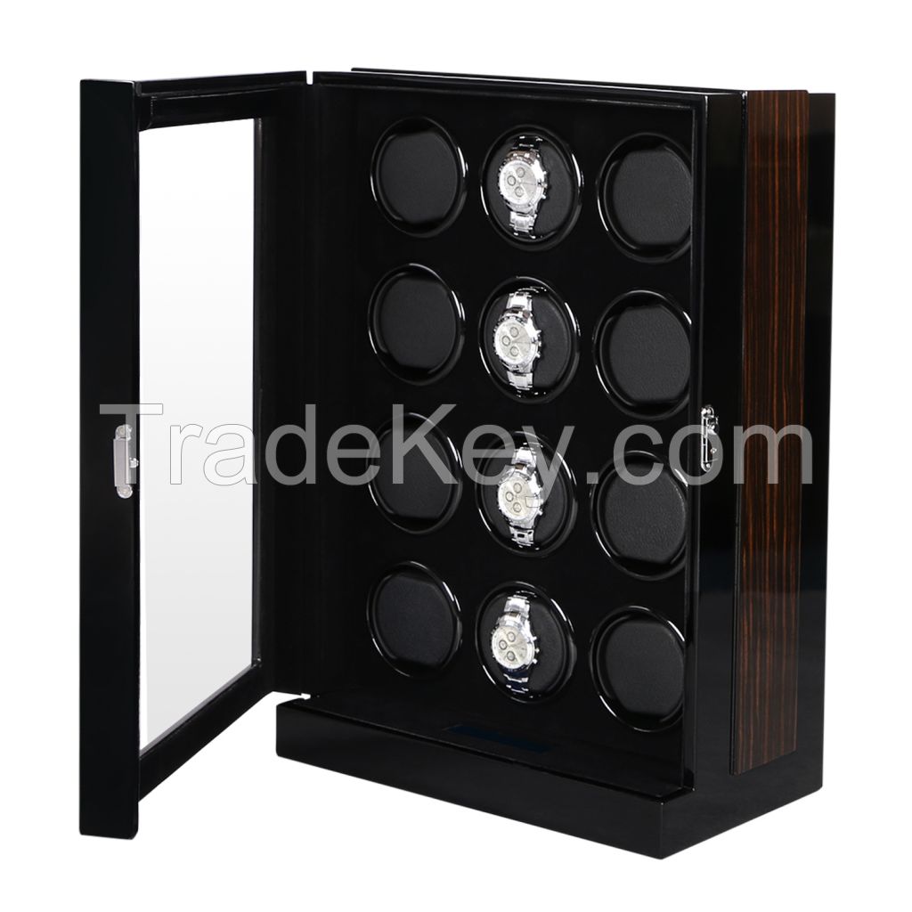 12 Rotors Wooden Automatic Watch Winder