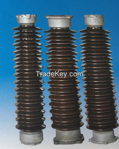 Porcelain insulator for high voltage with brand Hualian torch