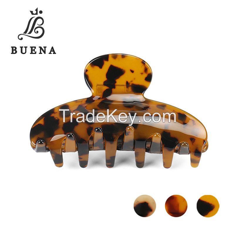 Classic Tortoiseshell Color Hair Claw Clips Simple Big Acetate Women Hair Claw