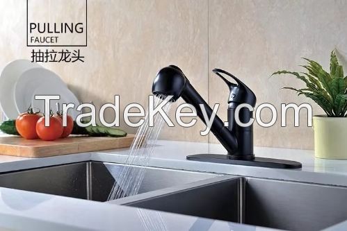 kitchen faucet mixer with black coating