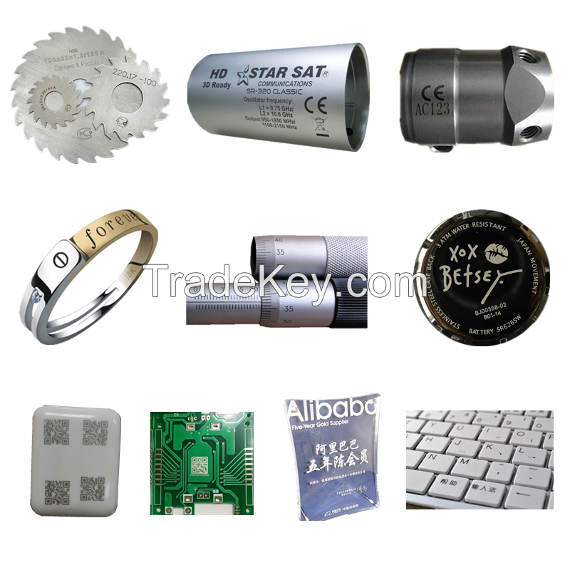 fiber laser marking machine for bearing  integrated circuit PVC&PE pipes