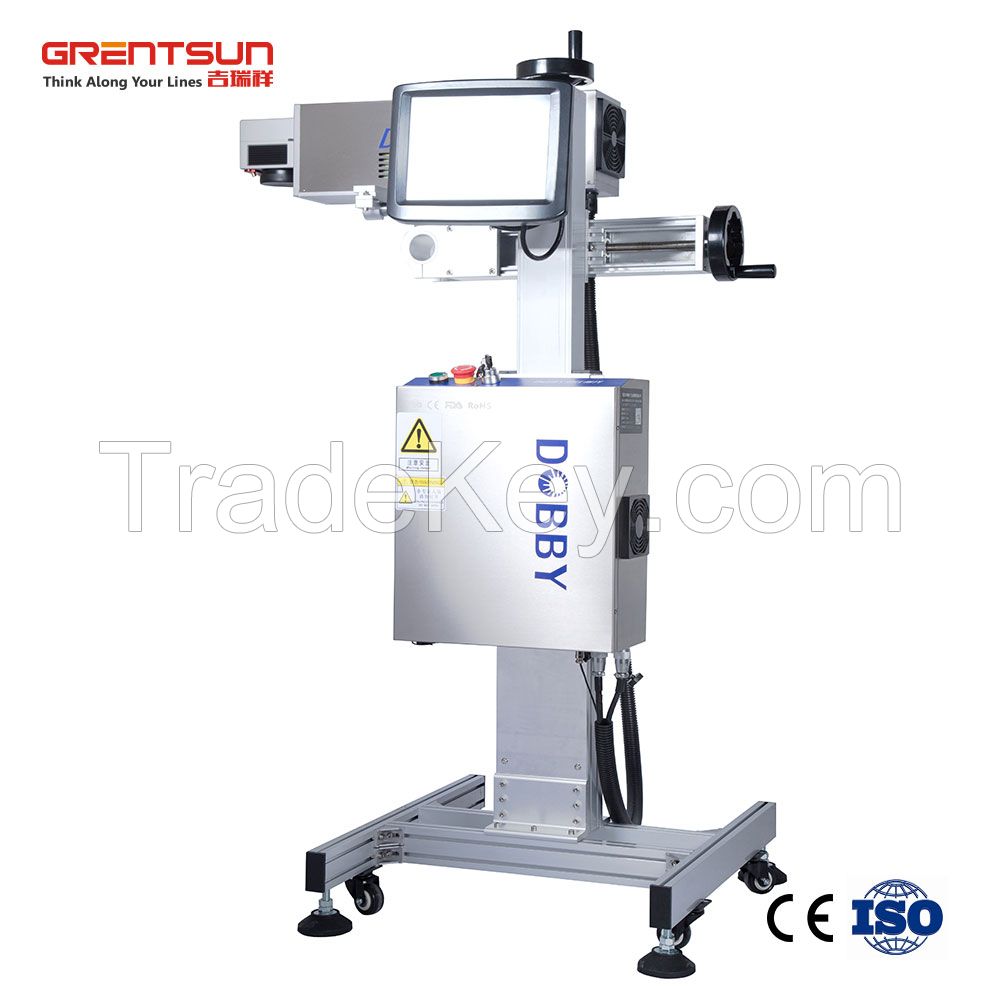 CO2 laser marking machine for plastic bags