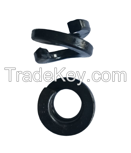 Railway fastener triple spring washer for screws fastened to sleepers