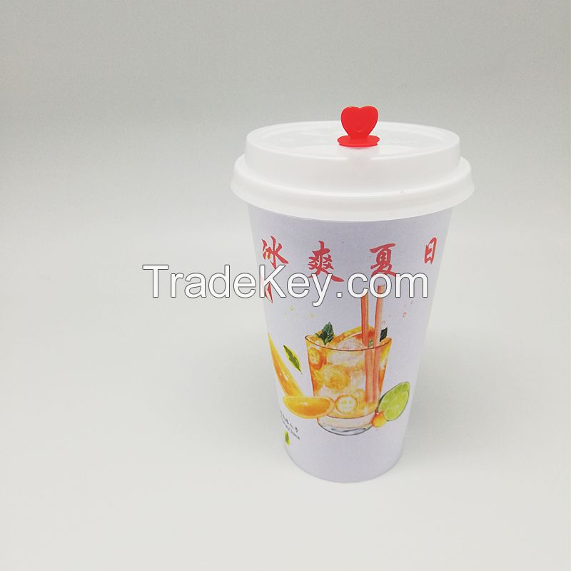 Freezing summer 500ML Milk cup cold drink cup disposable plastic cup
