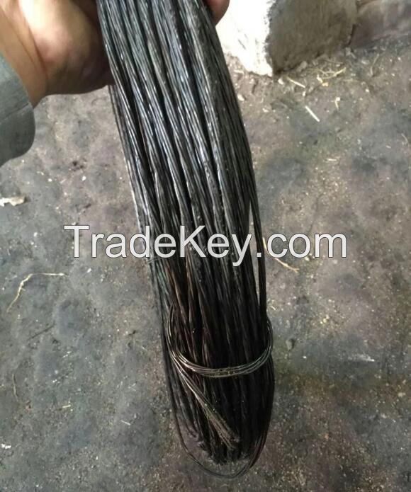 China manufacturer soft black annealed twisted binding wire 6 lines for Palestine