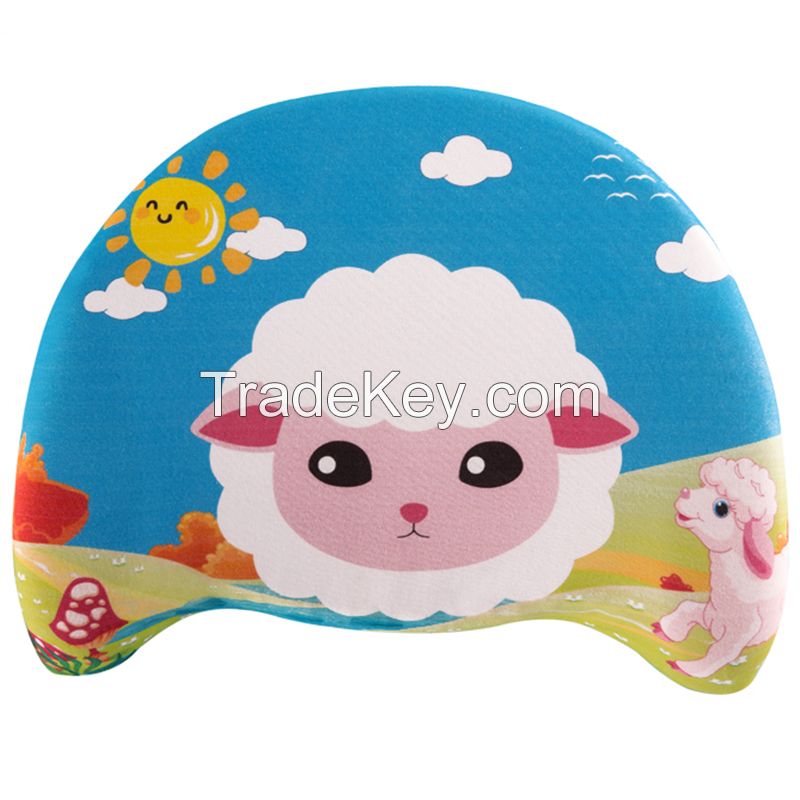 Anti dust mite natural latex baby head protection pillow 