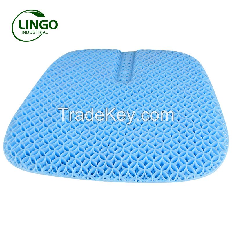 Wholesale high quality breathable tpe gel seat cushion for car chair