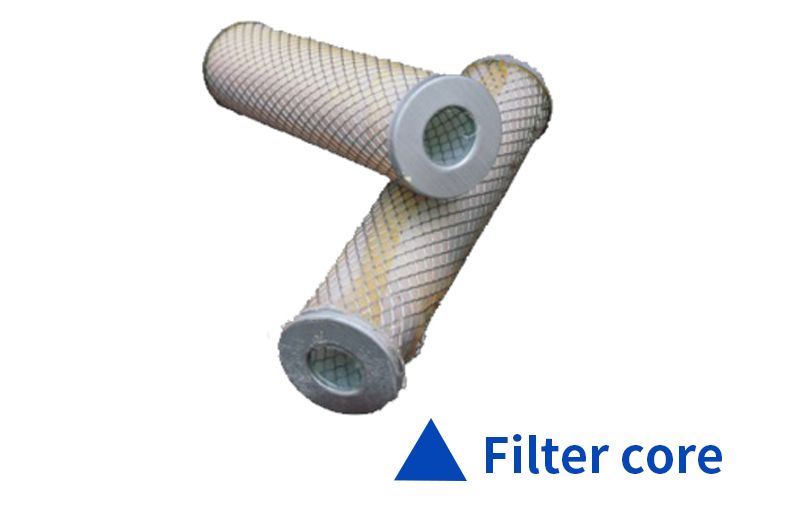 Filter core quality assurance  filter air
