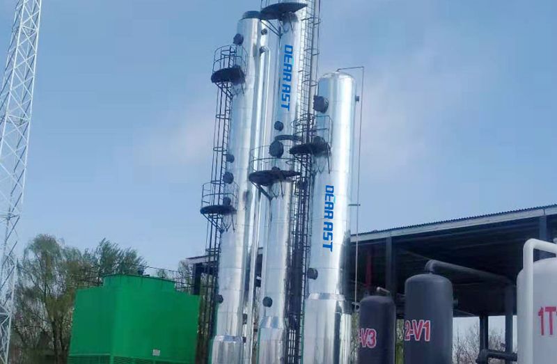 Improve energy efficiency 800 Nm3/ hr biogas purification project